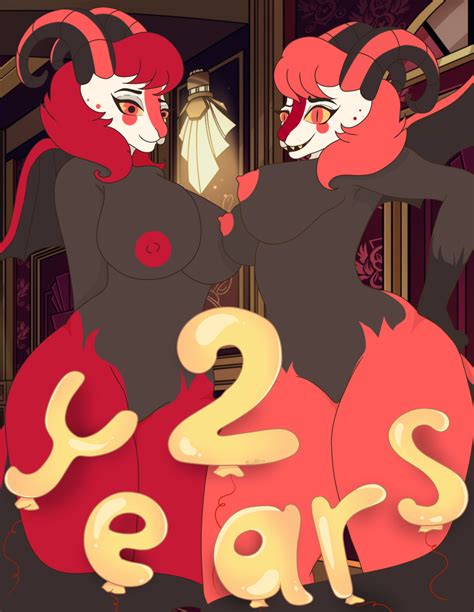 Rule 34 Absurd Res Anniversary Anthro Bovid Breasts Caprine Dazzle