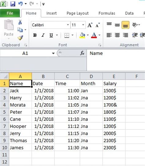 Pivot Table Template