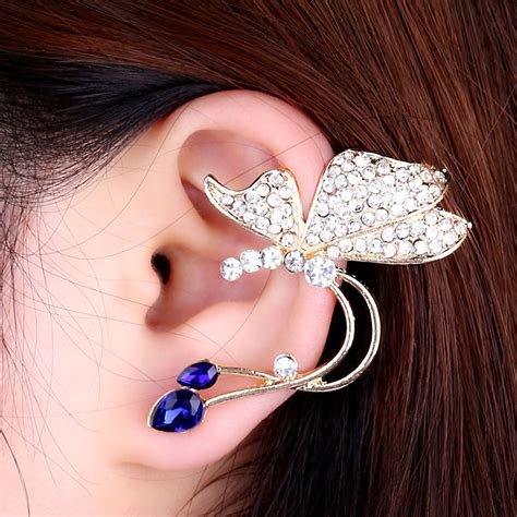 We carry economy to high end to fit your budget! Fashion Jewelry Ear Clip Stud Earrings for Women Elegant ...