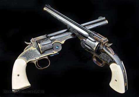 Master Engraved Matched Pair Of Smith And Wesson Performance Center