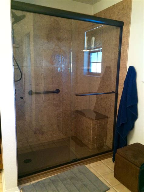 Tile redi base'n bench 42 in. Pin on Walk-in Shower with Bench Seat