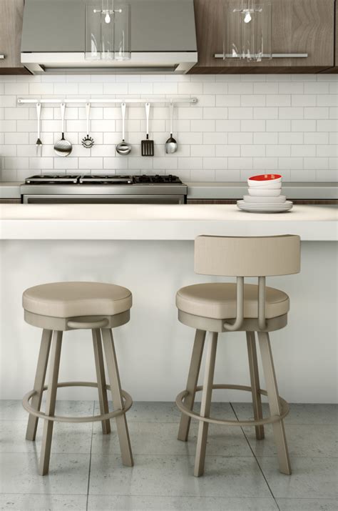 amisco barry swivel stool  modern kitchens  shipping