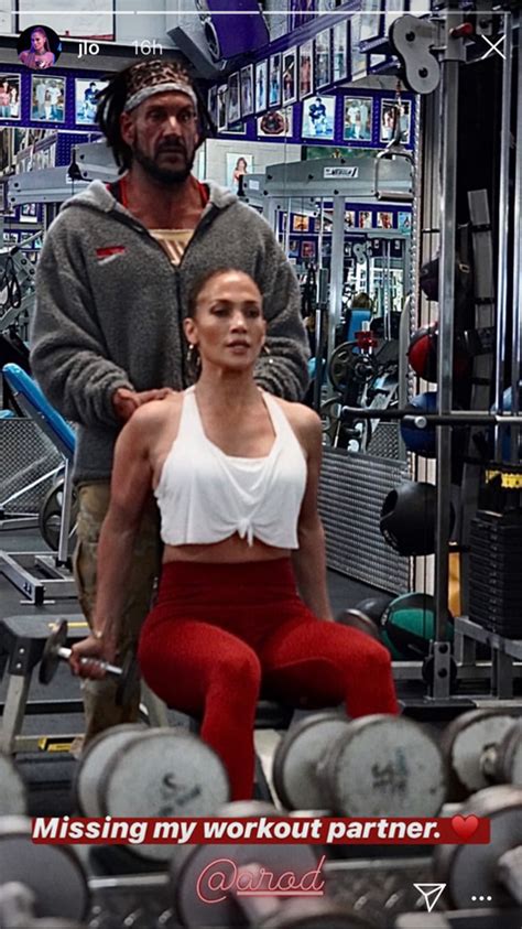 Jennifer Lopez 50 Shows Toned Abs Arms In Workout Instagram Video