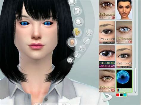 S Club Wm Ts4 Robot Eye Contact 01 Sims 4 Robot Eyes Sims