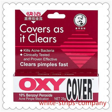 New Oxy Cover Acne Pimple Treatment Cream 25g