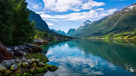 Beautiful Nature Norway Natural Landscape Stock Video