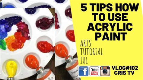 5 Tips And Tricks How To Use Acrylic Paint Youtube