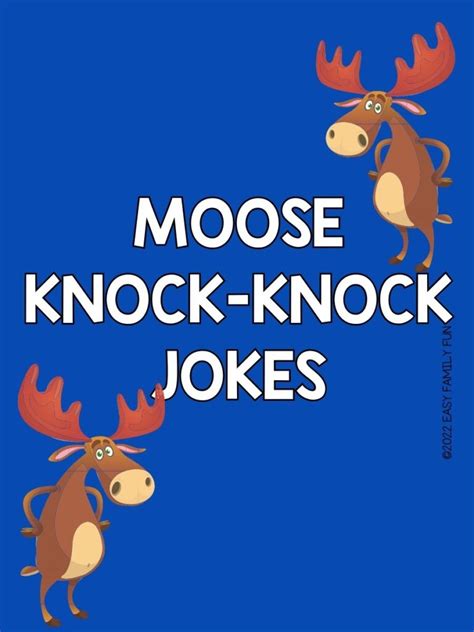 The Best Moose Knock Knock Jokes
