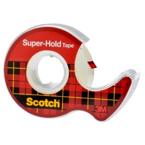 Scotch Super Hold Tape Clear 075 In X 18 Yd Ralphs