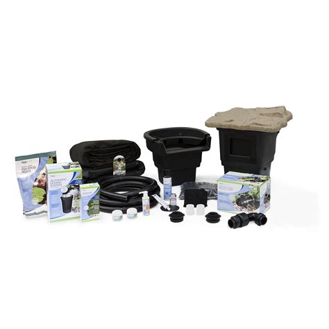Best prices and selection of pond supplies & fountain equipment, wholesale to the trade. Aquascape Small Pond Kit 8x11 with AquaSurge 3000 Pond ...
