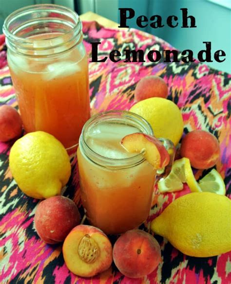 Homemade Peach Lemonade Eat Like No One Else