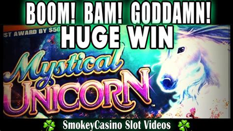 Mystical Unicorn Slot Huge Win Wms Youtube