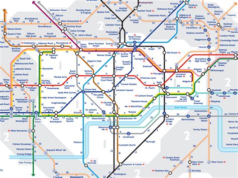 Large Print London Underground Tube Map New May Tfl Elizabeth The