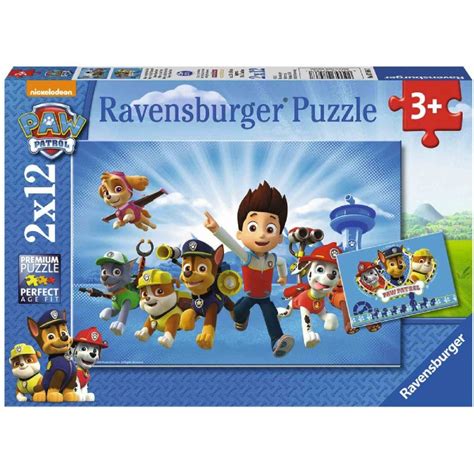 Ravensburger Puzzle Paw Patrol Ryder Und Die Paw Patrol 2x12 Teile