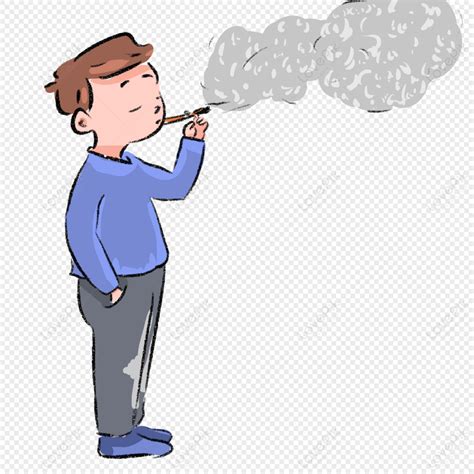 Hand Drawn Boy Smoking Cartoon Characters Smoking Boys Cartoon Smoke
