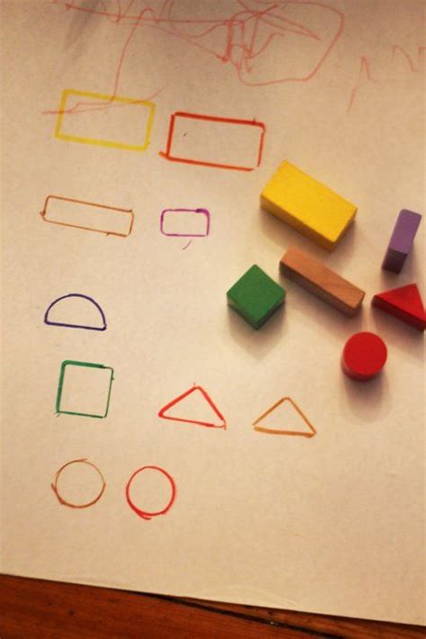 This is a fabulously creative tutorial where you'll learn how to take plain wooden blocks. 54 best images about shapes K4 on Pinterest