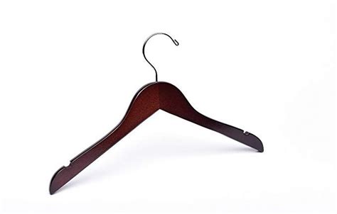 We use the highest quality materials in all of our products and know you won't find a better looking or more durable set of hangers for your closet. Baby Dark Walnut Top Wooden Hangers, 11 inch, for sizes 0 ...