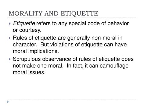 Ppt The Nature Of Morality Powerpoint Presentation Free Download