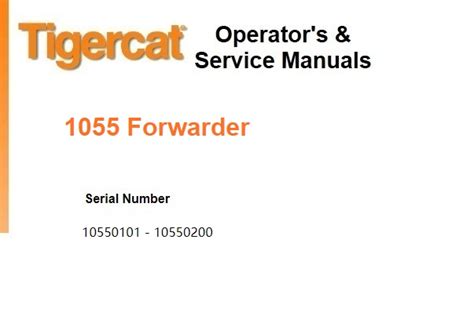 Tigercat Forwarder Service Repair Manual