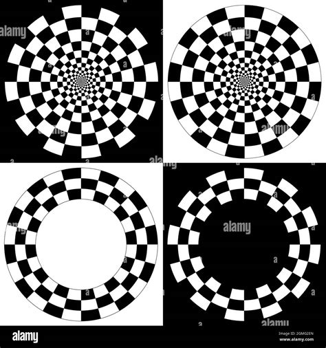 Bulls Eye Target Design Patterns And Frames Concept For Hypnosis