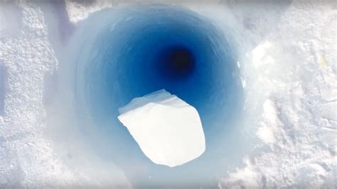 Throwing Ice Down An Ice Hole Makes Crazy Laser Sounds Nerdist
