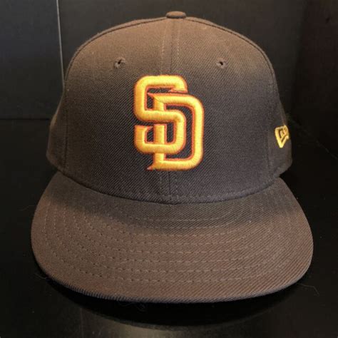 Vintage San Diego Padres New Era Fitted Hat Deadstock 90s 6 58 Rare