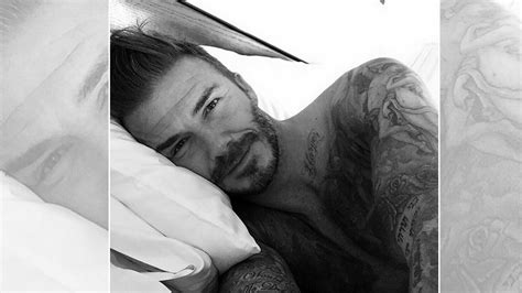 David Beckham Celebrates Turning 40 By Joining Instagram And Posting Sexy Shirtless Selfie