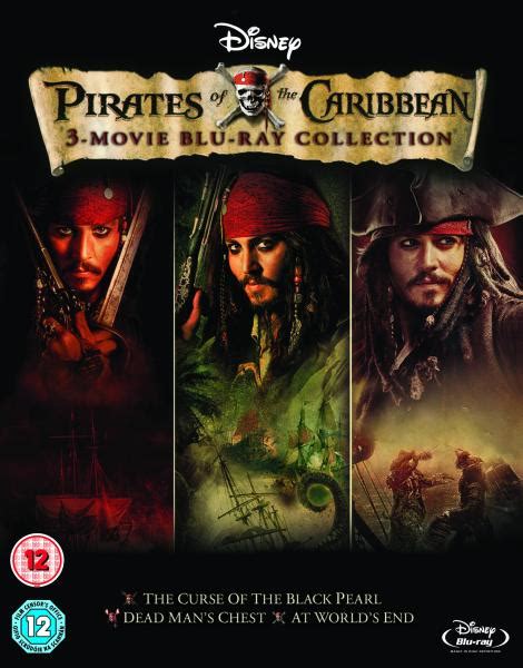 Dead men tell no tales: Pirates of the Caribbean 1-3 Trilogy Blu-ray | Zavvi