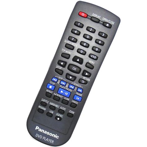 Original Panasonic Replacement Dvd Player Remote Control N2qaya000015