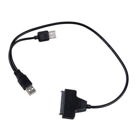 2016 New Usb 20 To Sata Serial Ata 157 22p Adapter Cable For 25 Hdd