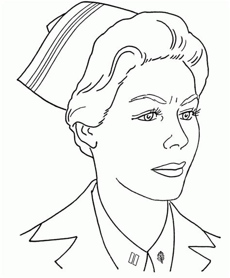Nurse colouring page 2 15. Nurse Coloring Page - Coloring Home