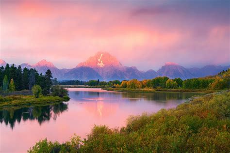 Hd Wallpaper United States Wyoming Grand Teton National Park Oxbow Bend