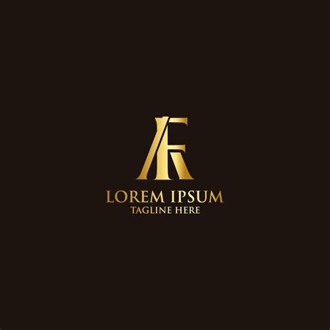 Premium Vector Luxury Creative Premium Af Letters Logo Design