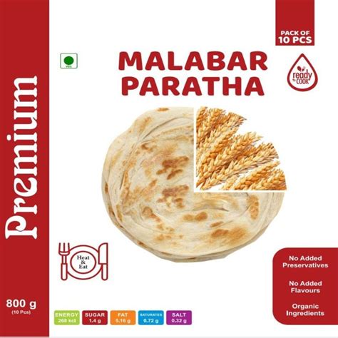 Saltysweet Premium Malabar Paratha10pcs Packaging Type Packet At
