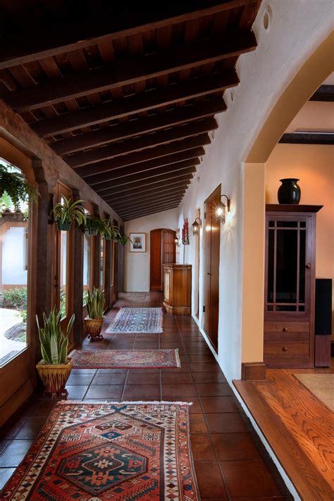 On the mediterranean coast, the timeless charm of the sea melts into the distinctive shapes of enveloped in the scents of nature, these houses truly indulge in a style that is completely southern. Warm, Mediterranean Hallway | HGTV