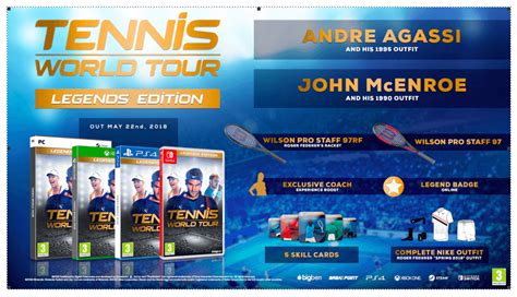 Tennis World Tour Legends Edition And Preorder Bonuses Revealed