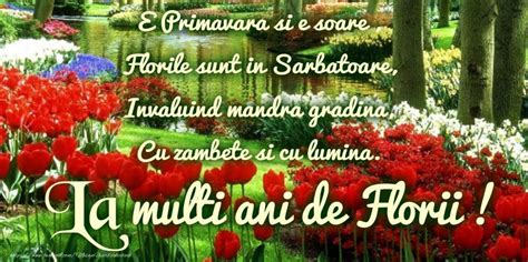 De asemenea, de florii, românii cu nume de floare își sărbătoresc și ziua numelui. La multi ani de Florii! | Flori, Felicitări, Citate aniversare