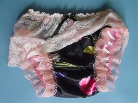 dbl silky satin frilly sissy panties choice of colors ebay