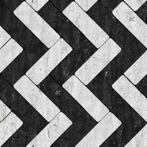 High Resolution Textures Seamless Marble Black And White Tile Pattern