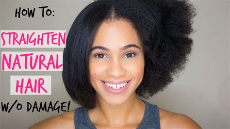 Now, once a week on a sunday, i make sure i dedicate time to. Natural Hair: How to Straighten Hair Without Heat Damage ...