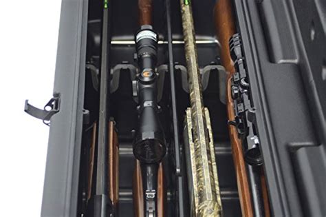 DU HA Tote Black X X Interior Exterior Portable Storage Tool Box Gun Case For