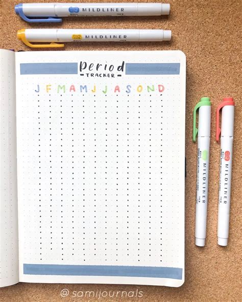24 Bullet Journal Period Tracker Layouts And Ideas For You The