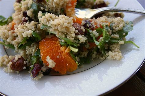 Cranberry Hazelnut Mandarin Quinoa Salad Love From The Land