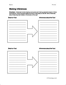 But more often than not. Making Inferences Chart - Freeology