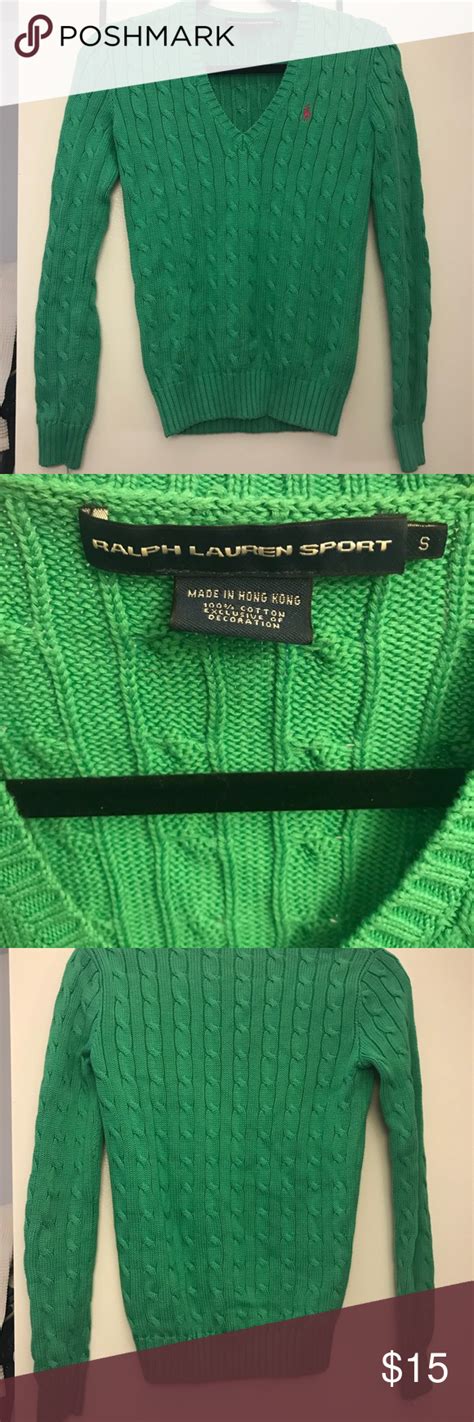 Kelly Green Ralph Lauren Sweater Sweaters Ralph Lauren Sweater Ralph Lauren