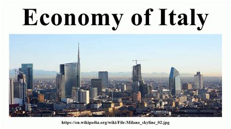 Economy Of Italy Youtube