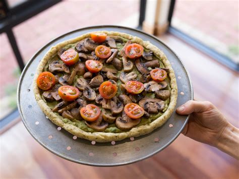 Smashed Avo Herby Mushroom Pizza Vegan Gluten Free True Great