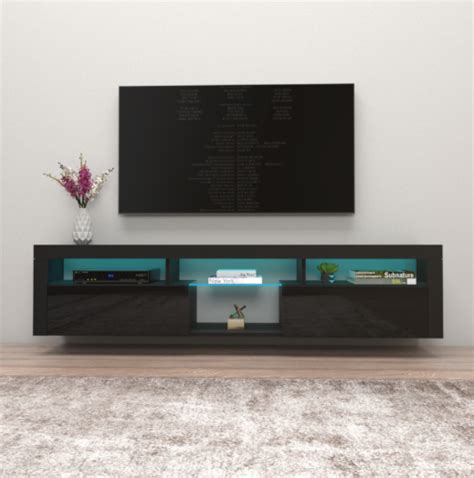 Bari Wall Mounted Floating Tv Stand Daynis Home Decor