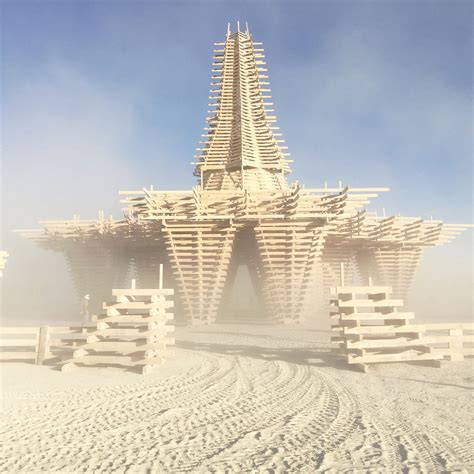 The Burning Man Temple By Marisha Farnsworth Burning Man Cool