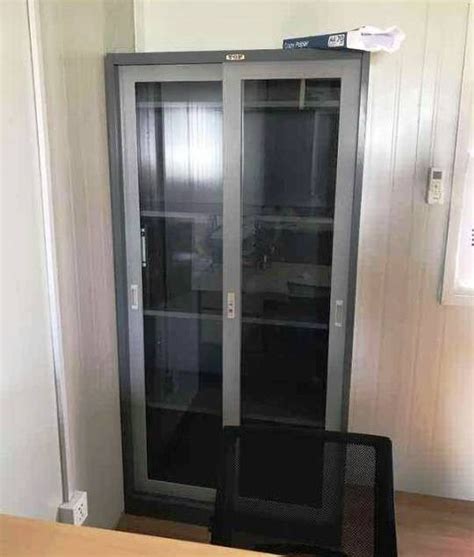 Tiang 38 x 38 x 1.6 mm; Jual lemari arsip besi pintu sliding kaca TOP datascipt ...